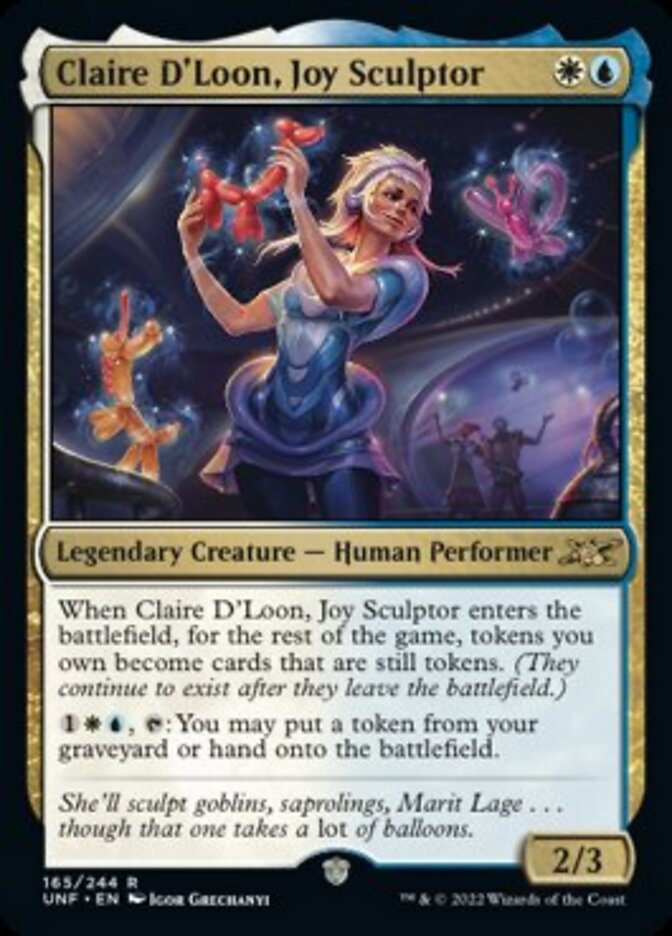 Claire D'Loon, Joy Sculptor [Unfinity]