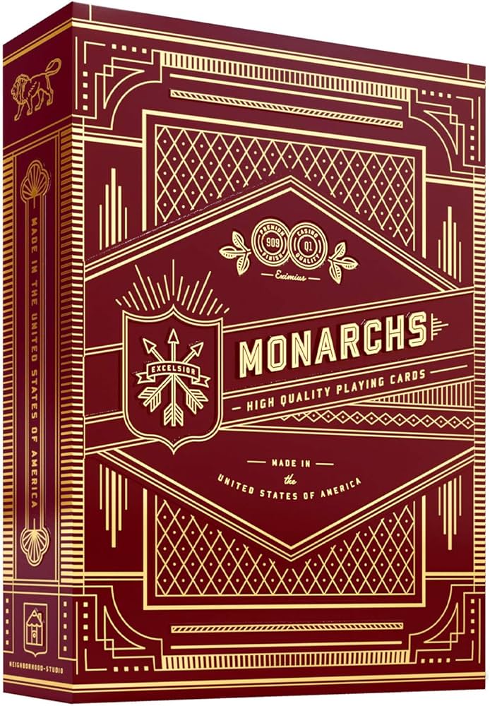 Theory 11 Monarch Red Playing Cards