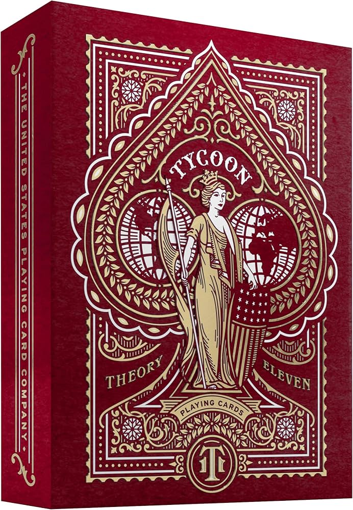 Theory 11 Tycoon Red Playing Cards