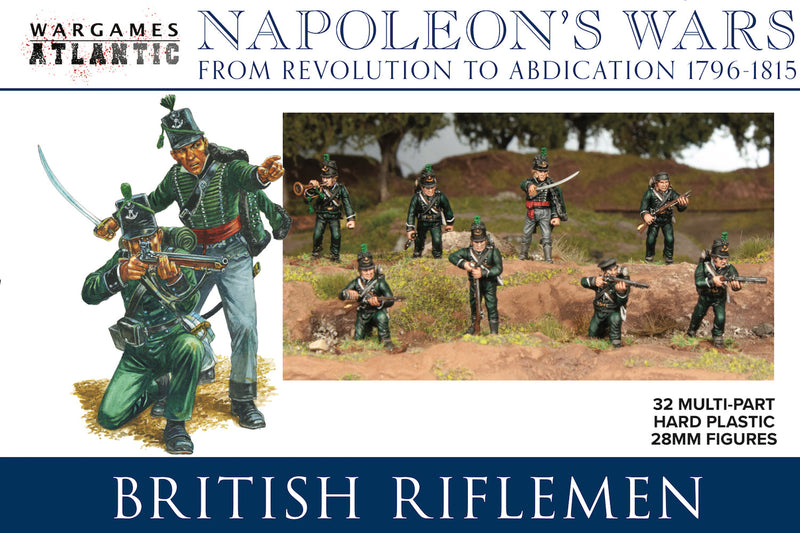 Wargames Atlantic Napolean's War British Riflemen