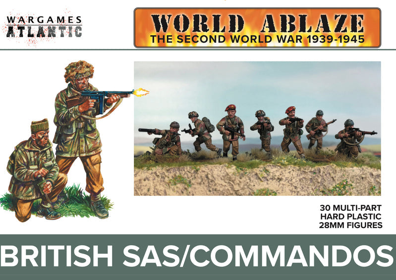 Wargames Atlantic World Ablaze British SAS/Commandos