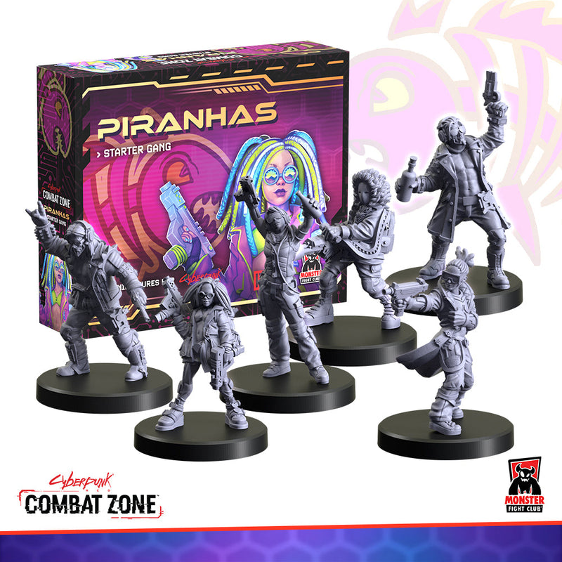 Cyberpunk Red: Combat Zone Piranhas Starter Gang