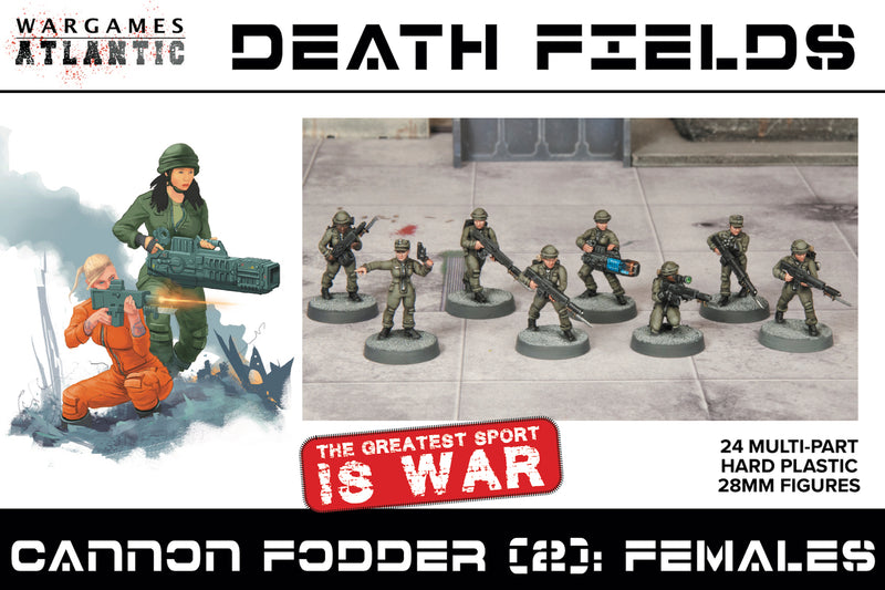 Wargames Atlantic Death Fields Cannon Fodder (Female)