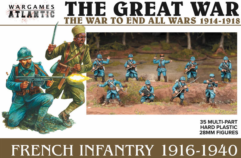 Wargames Atlantic The Great War French Infantry 1916 - 1940