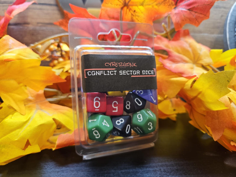 Cybergonk Rouge Conflict Sector Dice