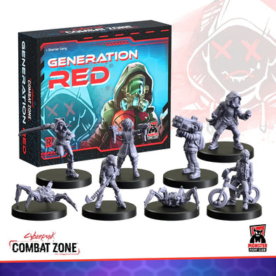 Cyberpunk Red: Combat Zone Generation Red Starter