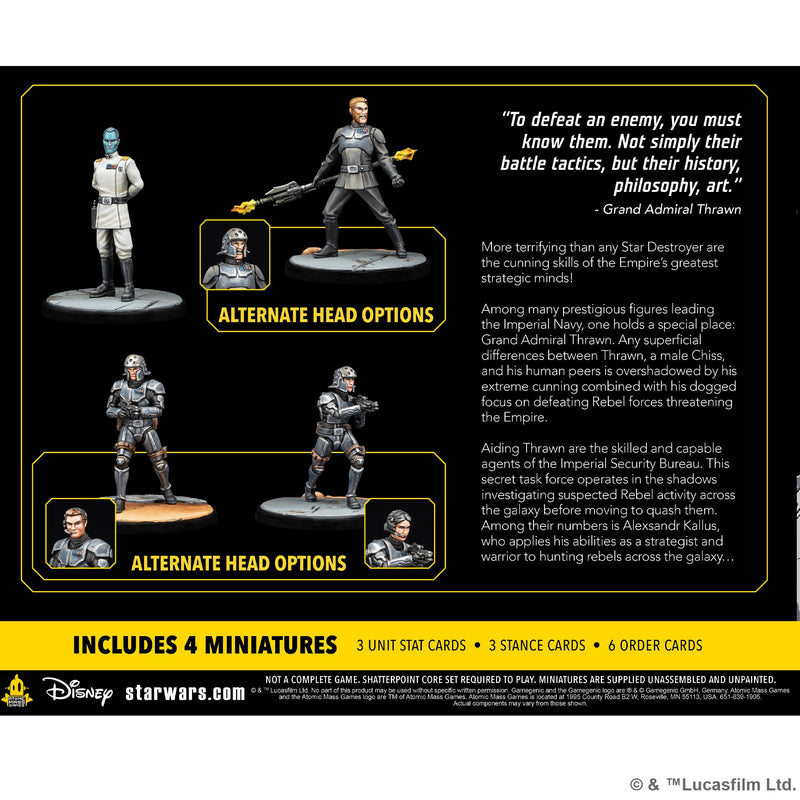 [PREORDER] Shatterpoint: 'Not Accepting Surrenders' Grand Admiral Thrawn Squad Pack