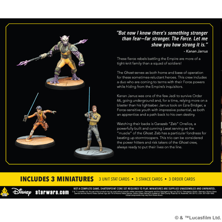 Shatterpoint: 'Stronger Than Fear' Kanan Jarrus Squad Pack
