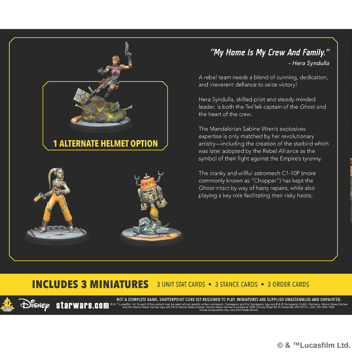 Shatterpoint: 'Make The Impossible Possible' Hera Syndulla Squad Pack