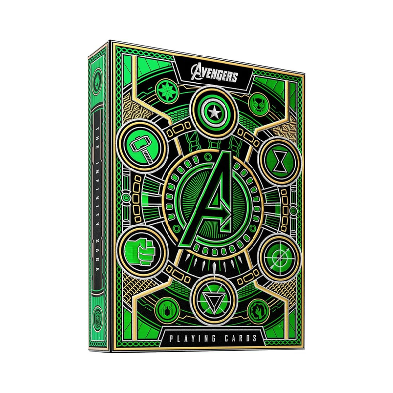 Theory 11 Avengers Playing Cards Green