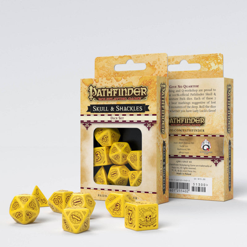 Pathfinder Dice Set - Skull & Shackles