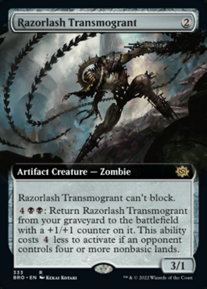 Razorlash Transmogrant (Extended Art) [The Brothers' War]