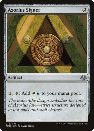 Azorius Signet [Modern Masters 2017]