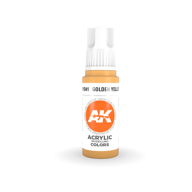 AK Interactive 3rd Gen Acrylic Golden Yellow 17ml