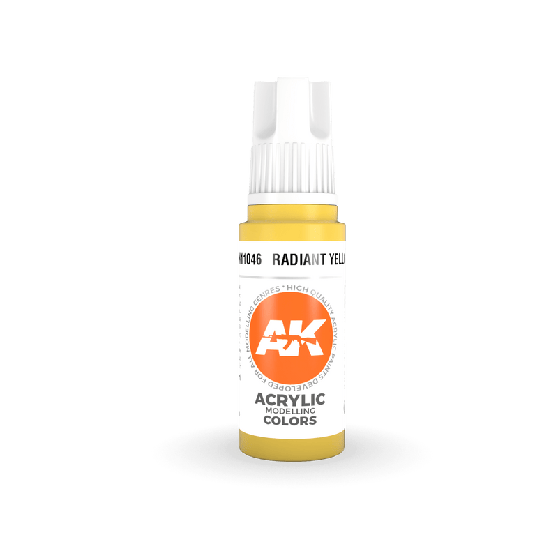 AK Interactive 3rd Gen Acrylic Radiant Yellow 17ml