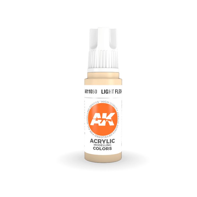 AK Interactive 3rd Gen Acrylic Light Flesh 17ml