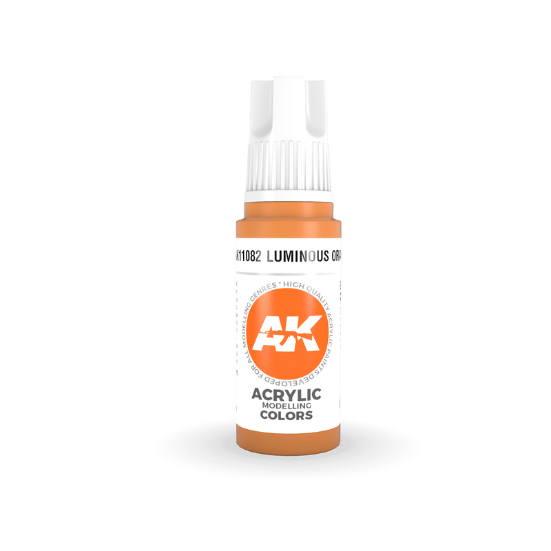 AK Interactive 3rd Gen Acrylic Luminous Orange 17ml