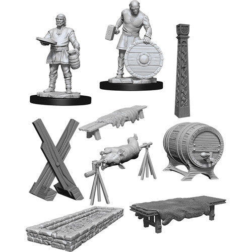 WizKids Deep Cuts Unpainted Miniatures: Vikings