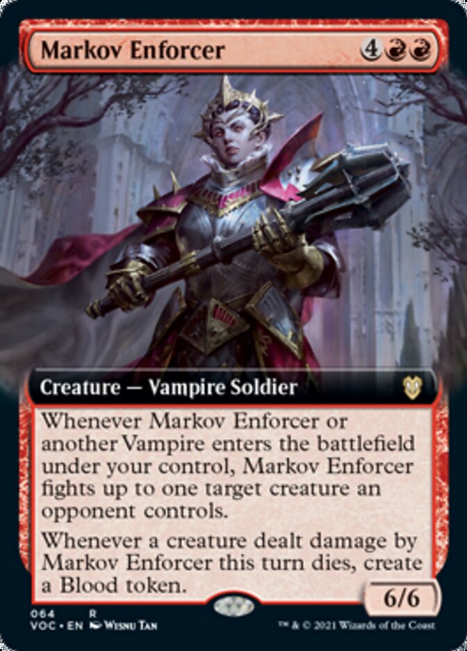 Markov Enforcer (Extended) [Innistrad: Crimson Vow Commander]