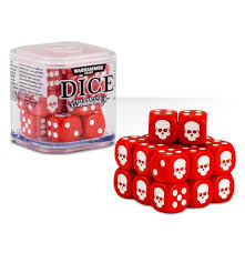 Warhammer Age of Sigmar Dice Red