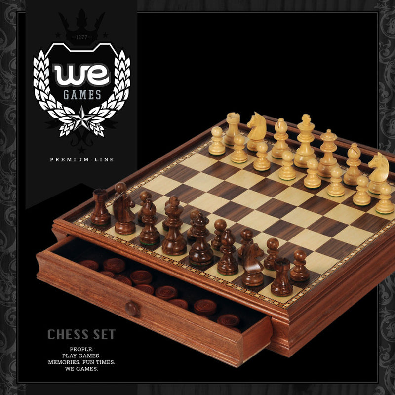 Premium Line Chess and Checkers Set