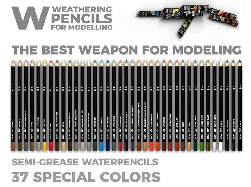 AK Weathering Pencil - Dark Chipping for Wood