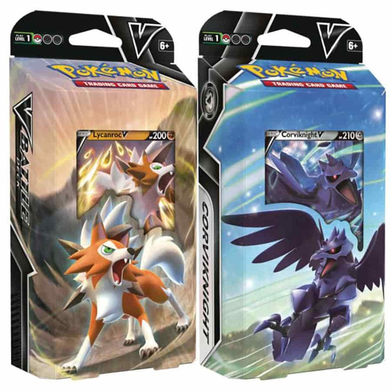 Pokemon Battle Decks Lycanroc VS Corviknight Theme Decks