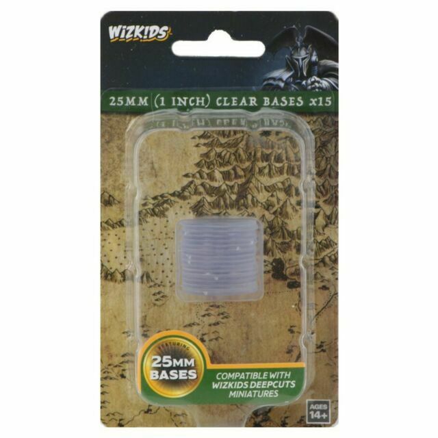 WizKids 25mm Clear Bases x15