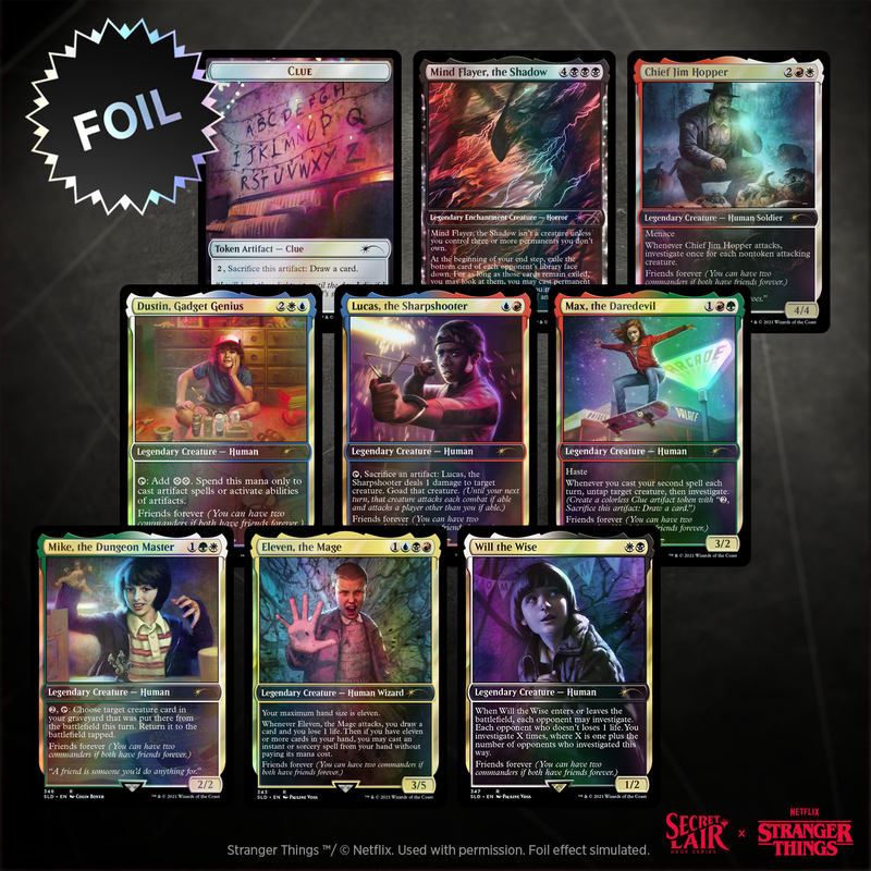 Stranger Things - Magic The Gathering Secret Lair Foil Edition